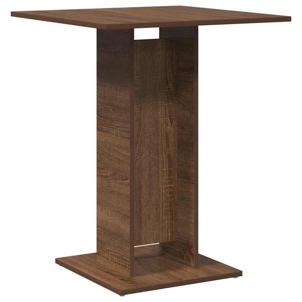 vidaXL Bistrobord brun eik 60x60x75 cm konstruert tre