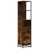 vidaXL Baderomsskap r&oslash;kt eik 35x37,5x166 cm konstruert tre