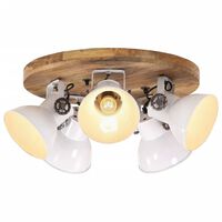 vidaXL Skrivebordslampe 25 W hvit 50x50x25 cm E27