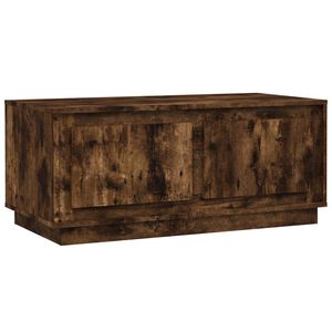 vidaXL Salongbord r&oslash;kt eik 102x50x44 cm konstruert tre