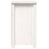 vidaXL Nattbord hvit 40x35x61,5 cm heltre furu