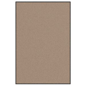 vidaXL D&oslash;rmatte Beige og svart 120 x 180 cm Polypropylen og vinyl
