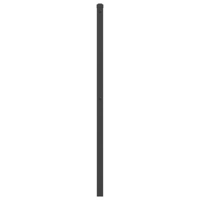 vidaXL Sengegavl i metall svart 100 cm