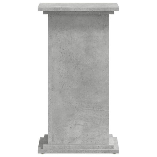 vidaXL Plantestativ betonggr&aring; 33x33x60 cm konstruert tre