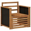 vidaXL Ute Midt Sofa Naturlig
