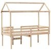 vidaXL H&oslash;yseng med tak 90x190 cm heltre furu