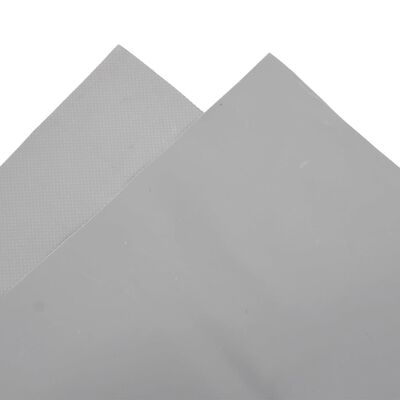 vidaXL Presenning grå 1,5x10 m 650 g/m²