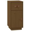 vidaXL Skjenk honningbrun 34x40x75 cm heltre furu