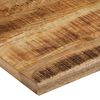 vidaXL Bordplate 110x80x3,8 cm naturlig kant grovt heltre mangotre