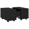 vidaXL Salongbord svart 60x60x38 cm konstruert tre