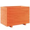 vidaXL Plantekasse voksbrun 70x40x49,5 cm heltre furu