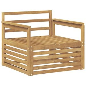 vidaXL Utesofa Solid akasietre Hvit