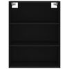 vidaXL Highboard svart 69,5x34x180 cm konstruert tre
