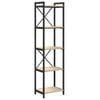vidaXL Bokhylle 40 x 30 x 155 cm Konstruert tre Sonoma eik