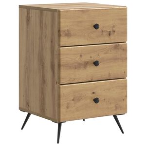 vidaXL Nattbordskap Artisan eik 43 x 41 x 66,5 cm Konstruert tre