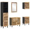vidaXL Baderomsskapsett 5 stk. Naturlig 38 x 33 x 160 cm