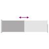 vidaXL Uttrekkbar sidemarkise 140x500 cm gr&aring;