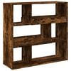 vidaXL Bokhylle/romdeler r&oslash;kt eik 100x33x94,5 cm