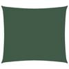 vidaXL Solseil oxfordstoff rektangulær 2,5x3 m mørkegrønn