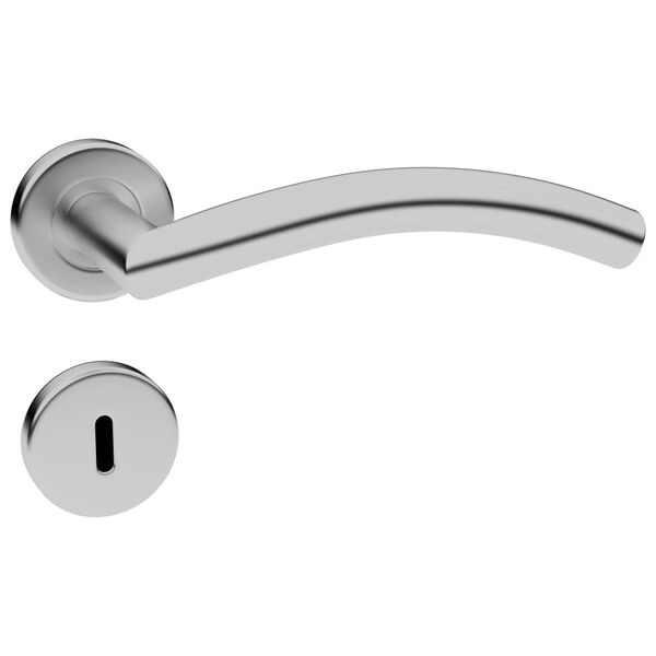 vidaXL Buet d&oslash;rh&aring;ndtaksett med BB-l&aring;s rustfritt st&aring;l