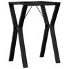 vidaXL Ben for spisebord Y-ramme 50x40x73 cm st&aring;l