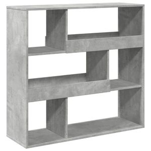 vidaXL Romdeler betonggr&aring; 100x33x94,5 cm konstruert tre