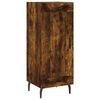 vidaXL Highboard r&oslash;kt eik 34,5x34x180 cm konstruert tre