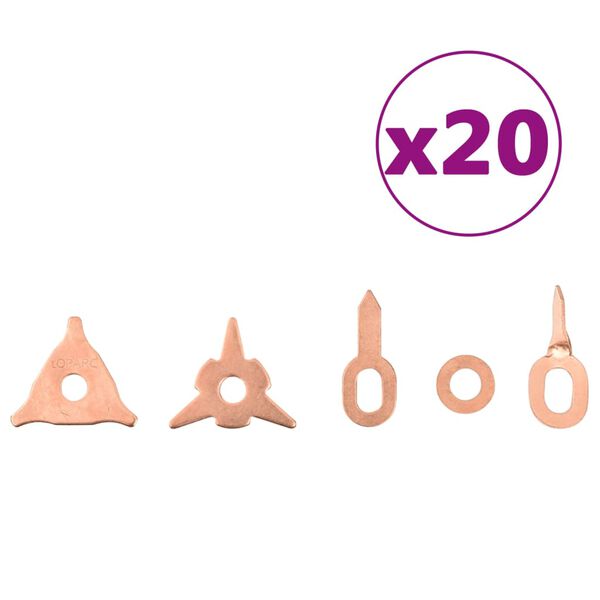 vidaXL Verkt&oslash;ysett 119 deler for reparasjon av metallplater