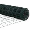 vidaXL Euro gjerde gr&oslash;nn 0.4 x 25 m PVC-belagt jern