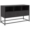vidaXL TV-benk svart 100,5x39x60,5 cm st&aring;l