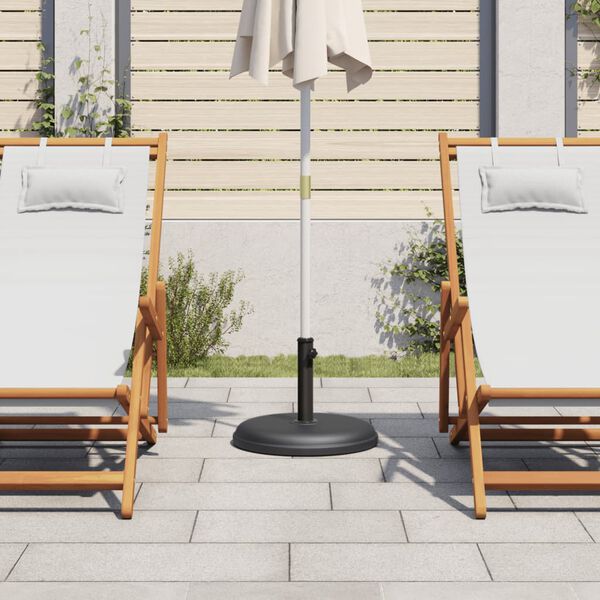 vidaXL Parasollfot for &Oslash;32/35/38 mm stenger 15 kg rund