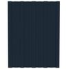 vidaXL Takplater 36 stk antrasitt 60x45 cm galvanisert st&aring;l