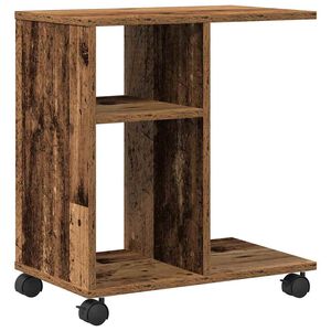 vidaXL Sidebord Gammelt tre 50 x 30 x 55 cm Konstruert tre