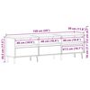 vidaXL TV-skap Svart Eik 150 x 30 x 44,5 cm Konstruert tre