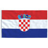 vidaXL Kroatisk flagg 90x150 cm