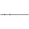 vidaXL Mini skyved&oslash;rsett karbonst&aring;l 152 cm