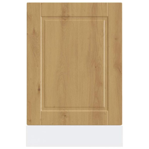 vidaXL Oppvaskmaskin panel artisan eik 45x1,5x67 cm konstruert tre