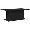 vidaXL Kaffebord Svart Eik 102 x 55,5 x 40 cm Konstruert tre