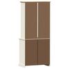 vidaXL Highboard VIGO hvit 78x40x175 cm heltre furu