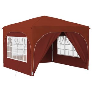 vidaXL Pop-up Festtelt 290 x 290 x 245 cm Terrakotta