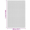 vidaXL Teppe til telt Antrasitt 300 x 200 cm Polyester