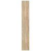 vidaXL Bokhylle/romdeler sonoma eik 40x30x198 cm