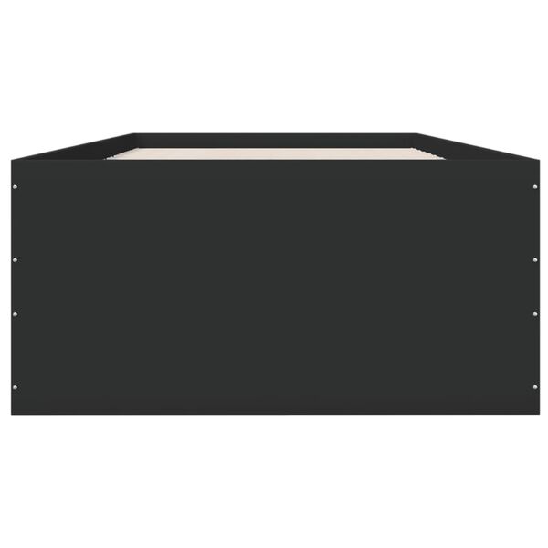 vidaXL Sengeramme svart 90x200 cm konstruert tre