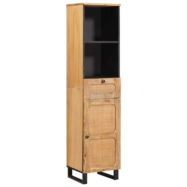 vidaXL Badev&aelig;relses Sett med skuff 3 pcs Naturlig Massiv mango tre