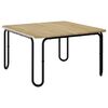 vidaXL Kaffebord Sonoma eik 100 x 100 x 45 cm Konstruert tre