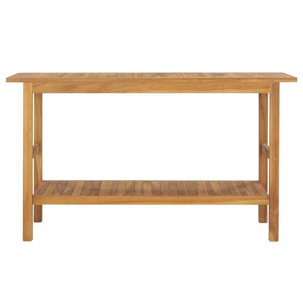 vidaXL Servantskap for bad heltre teak 132x45x75 cm