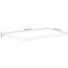 vidaXL Skrivebordsplate med kurve 80x50x2,5 cm heltre grovt mangotre