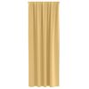vidaXL M&oslash;rkleggende Gardiner med Ringer 2 pcs Beige 245 x 140 cm