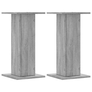 vidaXL H&oslash;yttalerstativ 2 stk gr&aring; sonoma 30x30x60 cm konstruert tre