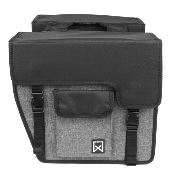 Willex Sykkelvesker 33 L svart og gr&aring; 10713